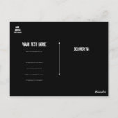 Pop Rock Ster Verjaardagsfeest Bedankt Briefkaart (Achterkant)