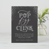 pop roken fizz verloving feestfeestfeestdag feestdagenkaart (Staand voorkant)