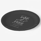 Pop rokt borden van de fizz verlovingspartij papieren bordje (Gekanteld)