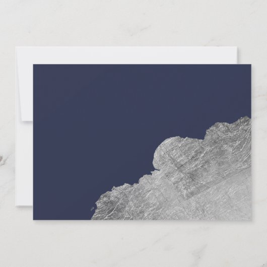 Pop rokt fizz script blue, New Years Eve Kaart (Achterkant)