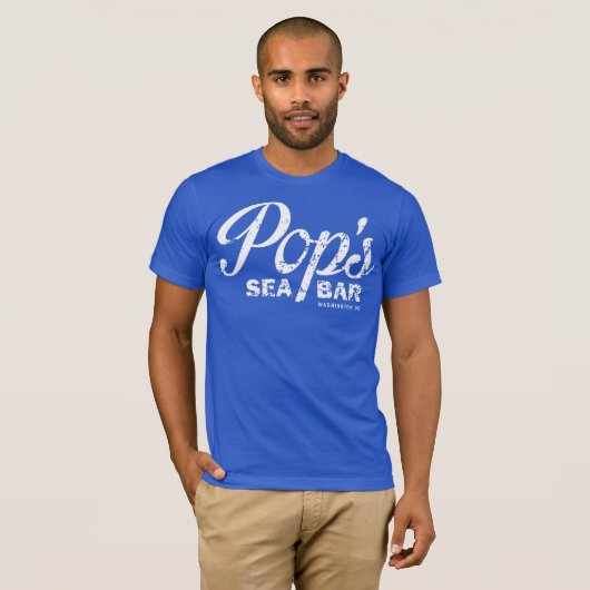 Pop Rough Blue T-shirt (Voorkant volledig)