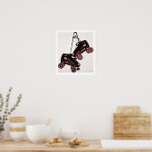 Pop Schaatsen veranderen Art Dubbed Canvas Poster (Keuken)