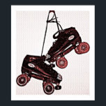 Pop Schaatsen veranderen Art Dubbed Canvas Poster<br><div class="desc">Canvas Pop Kunstdor Schaats</div>