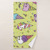 Pop Schattige Ice Cream: Dierenmotief Badhanddoek (Badhanddoek)