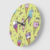 Pop Schattige Ice Cream: Dierenmotief Grote Klok (Hoek)