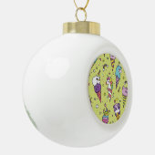 Pop Schattige Ice Cream: Dierenmotief Keramische Bal Ornament (Links)