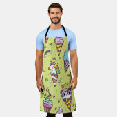 Pop Schattige Ice Cream: Dierenmotief Schort (Gedragen)