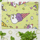 Pop Schattige Ice Cream: Dierenmotief Theedoek (Gevouwen)