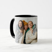 Pop Script Heart Grateful for Every Moment Photo Mok (Voorkant links)