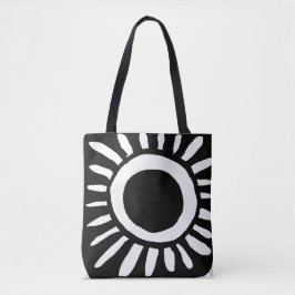 Pop serie in wit tote bag