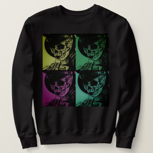 Pop Skull Meisje Sweatshirt (Design voorkant)