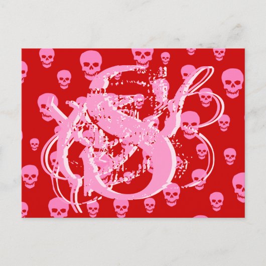 Pop Skulls Briefkaart (Voorkant)