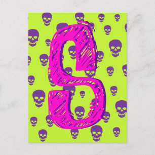 Pop Skulls Briefkaart