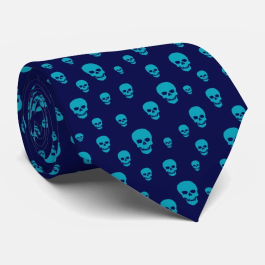 Pop Skulls Stropdas (Opgerold)