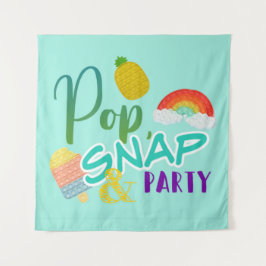 pop snap feest, pop it feest, fidget feest wandkleed