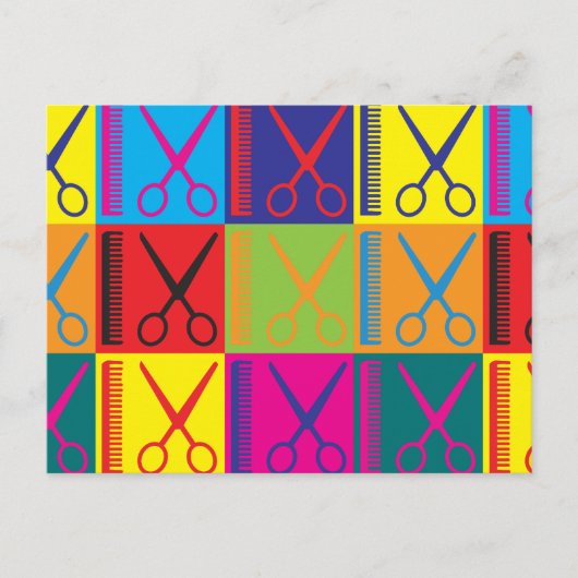 Pop snijden briefkaart (Voorkant)