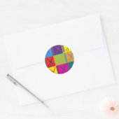 Pop snijden ronde sticker (Envelop)
