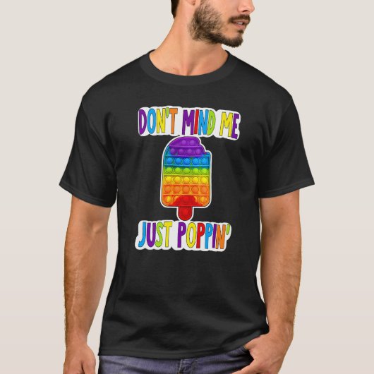 Pop Speelgoed Angst Autisme Stress Adhd Fidget Sch T-shirt (Voorkant)