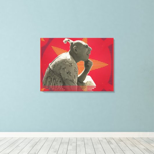 Pop Star Canvas Afdruk (Insitu (Houten vloer))