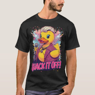 Pop Star Eend – Kwak Af Schattig Grappige Zanger T-shirt