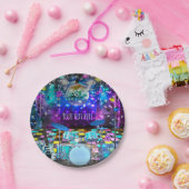 POP STAR PARTY Verjaardagsmuziek Dans Papieren Bordje (Feest)