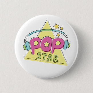 Pop Star Ronde Button 5,7 Cm