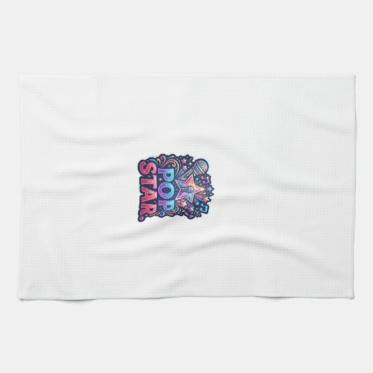 Pop Star T-shirt Theedoek (Horizontaal)