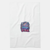 Pop Star T-shirt Theedoek (Verticaal)