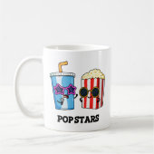 Pop Stars Funny Snack Pun Koffiemok (Links)