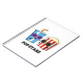 Pop Stars Funny Snack Pun Notitieboek (Linkerzijde)