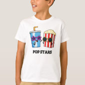 Pop Stars Funny Snack Pun T-shirt (Voorkant)