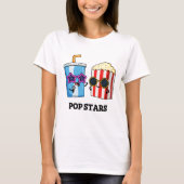 Pop Stars Funny Snack Pun T-shirt (Voorkant)