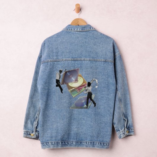 pop surrealism collage denim jacket (Hangar)