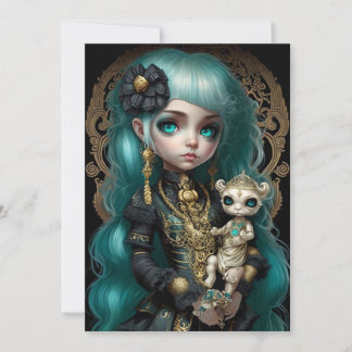 Pop Surrealisme, Gothic Girl, Low Brow Kaart