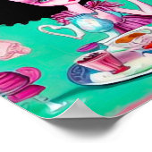 Pop Surrealisme Mad Hatter Girl Poster (Hoek)