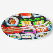 Pop Sushi Papieren Bordje (Gekanteld)