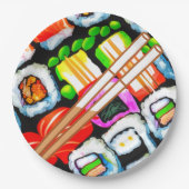 Pop Sushi Papieren Bordje (Voorkant)