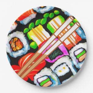 Pop Sushi Papieren Bordje