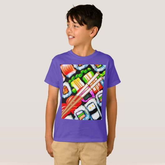 Pop Sushi T-shirt (Voorkant volledig)