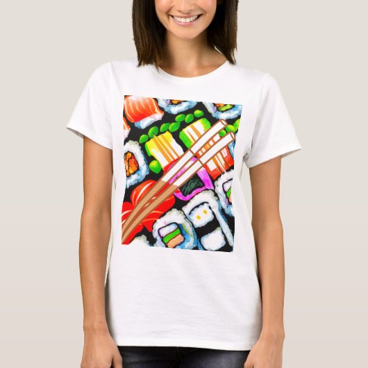 Pop Sushi T-shirt (Voorkant)