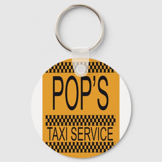 Pop Taxi Service Sleutelhanger (Voorkant)