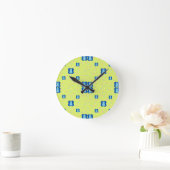 Pop teddy cartoon ronde klok (Huis)