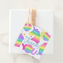 Pop The Birthday Dank u Bedankjes Labels