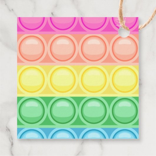 Pop The Birthday Dank u Bedankjes Labels (Achterkant)