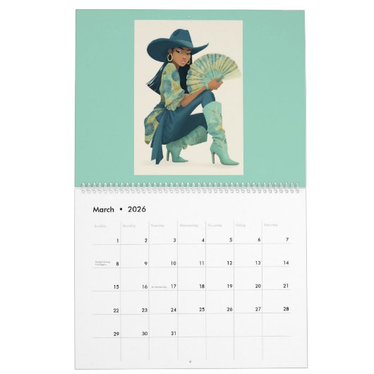 POP THEM FANS 2026 Calendar Kalender (Mar 2026)