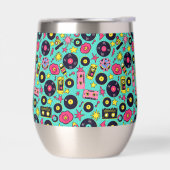 Pop thema waterfles geïsoleerde tuimelaar (Links)