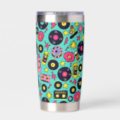 Pop thema waterfles geïsoleerde tuimelaar drinkbeker (Achterkant)