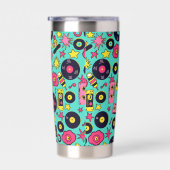 Pop thema waterfles geïsoleerde tuimelaar drinkbeker (Rechts)