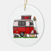 Pop Top Camper | Teardrop-aanhangwagen | Camper Va Keramisch Ornament (Links)