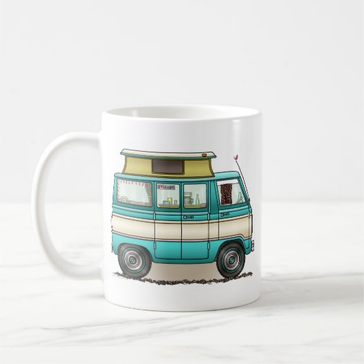 Pop Top Van Camper Koffiemok (Links)